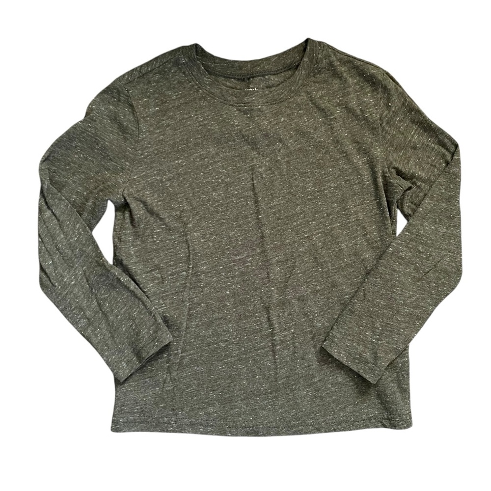 Jumping Beans Boys Green Essential Long Sleeve Tee